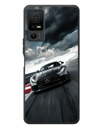 Чехол для TCL 40 NxtPaper 5G с картинкой «Гоночный Mercedes AMG»