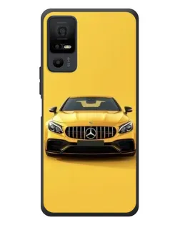Чехол для TCL 40 NxtPaper 5G с картинкой «Желтый Mercedes GT»