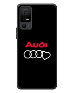 Чехол для TCL 40 NxtPaper 5G с картинкой «Логотип Audi Heart» Чехол для TCL 40 NxtPaper 5G с картинкой «Логотип Audi Heart»