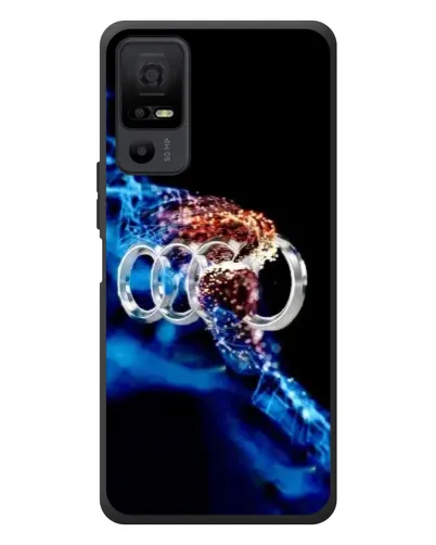 Чехол для TCL 40 NxtPaper 5G с картинкой «Энергия лого Audi»