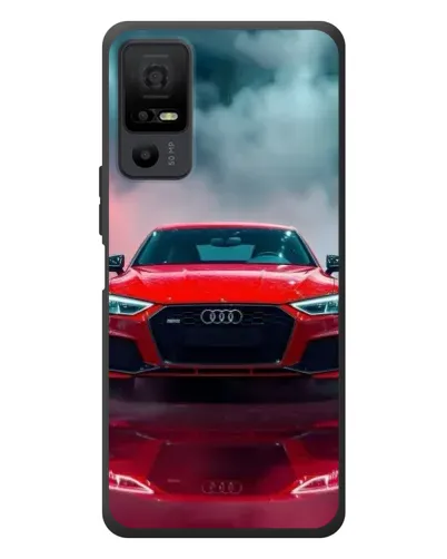 Чехол для TCL 40 NxtPaper 5G с картинкой «Audi RS — красный стиль»
