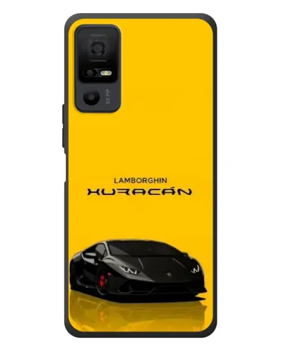 Чехол для TCL 40 NxtPaper 5G с картинкой «Lamborghini Huracan черный»