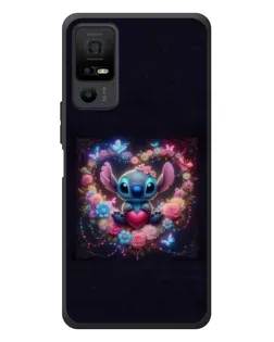 Чехол для TCL 40 NxtPaper 5G с картинкой «Stitch в цветах» Чехол для TCL 40 NxtPaper 5G с картинкой «Stitch в цветах»
