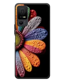Чехол для TCL 40 NxtPaper 5G с картинкой «Радужный цветок»