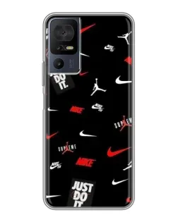 Чохол для TCL 40 SE з картинкою «Nike Mix Pattern»