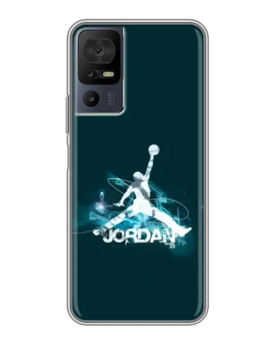 Чохол для TCL 40 SE з картинкою «Jordan Blue Fire»