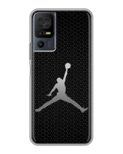 Чохол для TCL 40 SE з картинкою «Jordan Dark Carbon»