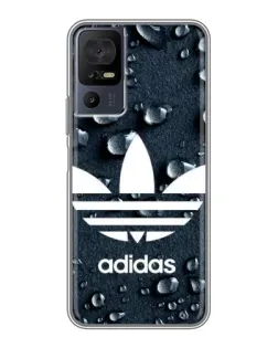 Чохол для TCL 40 SE з картинкою «Adidas Trefoil Blue»