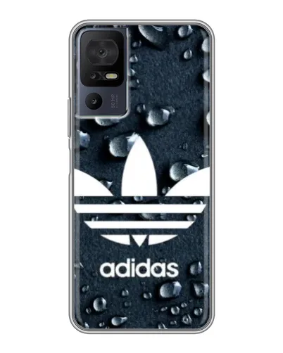 Чохол для TCL 40 SE з картинкою «Adidas Trefoil Blue»