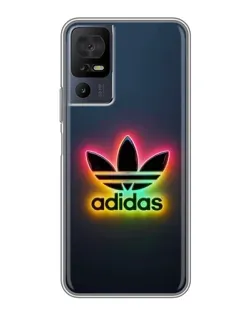 Чохол для TCL 40 SE з картинкою «Неоновий Adidas»