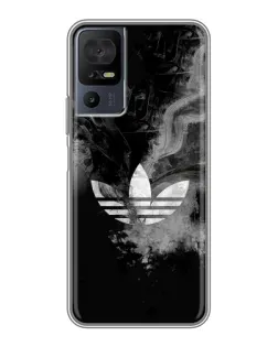 Чохол для TCL 40 SE з картинкою «Абстрактний дим Adidas»