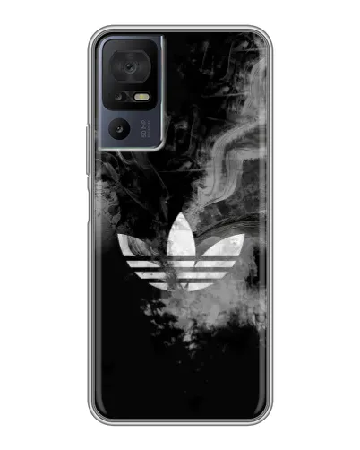 Чохол для TCL 40 SE з картинкою «Абстрактний дим Adidas»