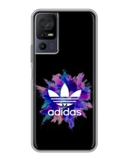 Чохол для TCL 40 SE з картинкою «Вибух фарб Adidas»