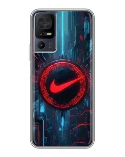 Чохол для TCL 40 SE з картинкою «Техногенний стиль Nike»
