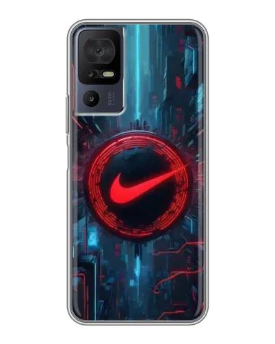 Чохол для TCL 40 SE з картинкою «Техногенний стиль Nike»