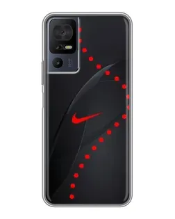 Чохол для TCL 40 SE з картинкою «Абстрактний дизайн Nike»