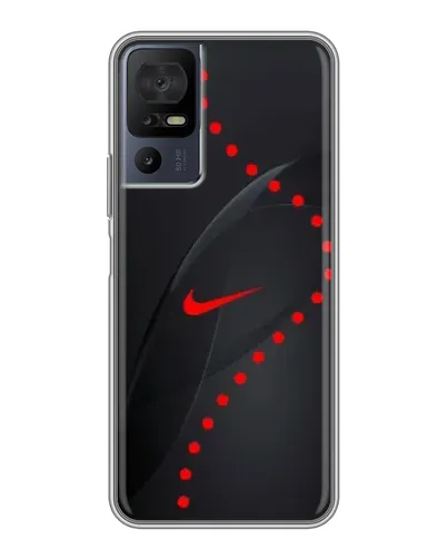 Чохол для TCL 40 SE з картинкою «Абстрактний дизайн Nike»