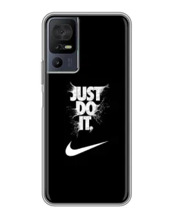 Чохол для TCL 40 SE з картинкою «Текстовий принт Nike»
