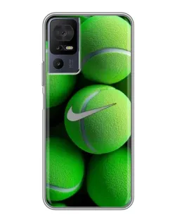 Чохол для TCL 40 SE з картинкою «Тенісні м'ячі Найк»