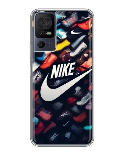 Чохол для TCL 40 SE з картинкою «Колекція кросівок Nike»