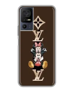 Чохол для TCL 40 SE з картинкою «LV та Міккі Маус»