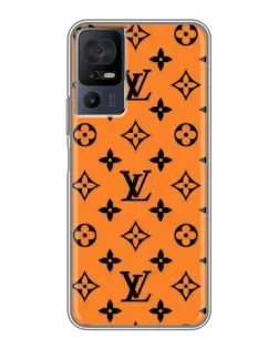 Чохол для TCL 40 SE з картинкою «Помаранчевий стиль LV»