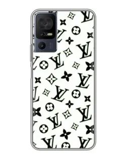Чохол для TCL 40 SE з картинкою «Монохромний хаос LV»
