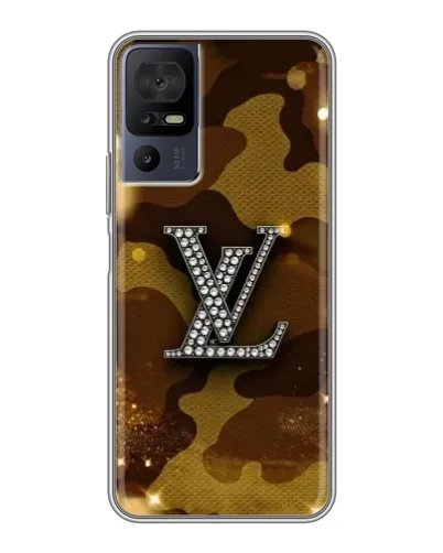 Чохол для TCL 40 SE з картинкою «Камуфляжний Louis Vuitton»