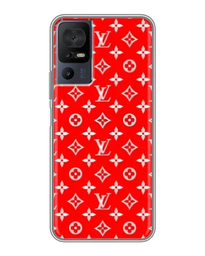 Чохол для TCL 40 SE з картинкою «Яскравий паттерн LV»
