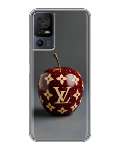 Чохол для TCL 40 SE з картинкою «Червоне яблуко LV»