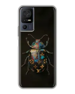 Чохол для TCL 40 SE з картинкою «LV — мармуровий принт»