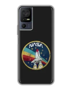 Чохол для TCL 40 SE з картинкою «NASA — емблема місії»