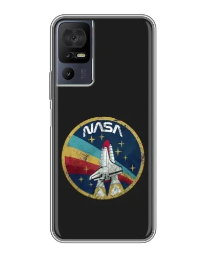 Чохол для TCL 40 SE з картинкою «NASA — емблема місії»