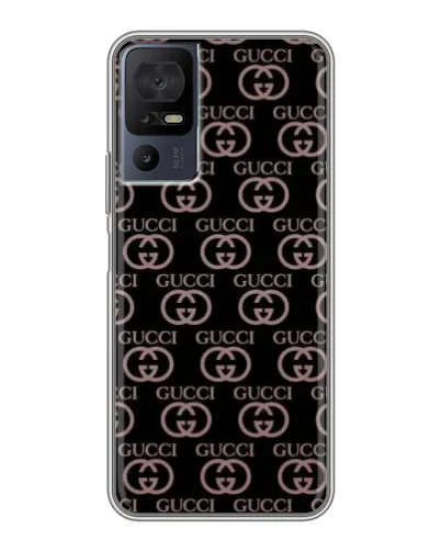 Чохол для TCL 40 SE з картинкою «Класична монограма Gucci»