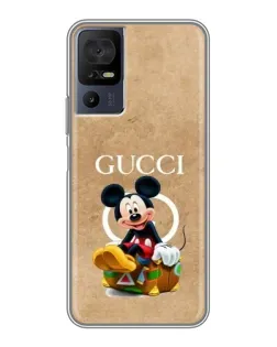 Чохол для TCL 40 SE з картинкою «Міккі Маус Gucci — крафт»