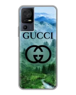 Чохол для TCL 40 SE з картинкою «Gucci — гірський пейзаж»