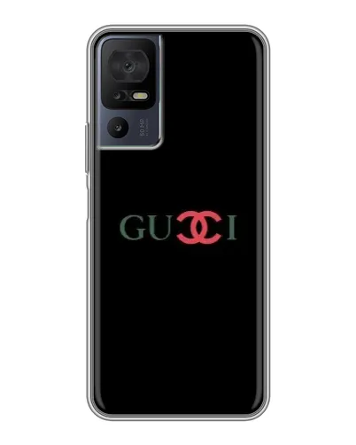Чохол для TCL 40 SE з картинкою «Gucci — червоний градієнт»