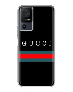 Чохол для TCL 40 SE з картинкою «Gucci — червоний пояс»