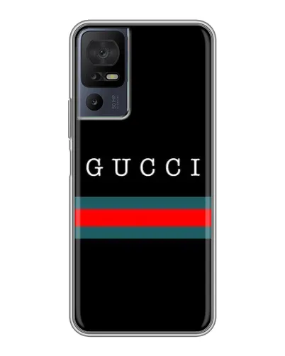 Чохол для TCL 40 SE з картинкою «Gucci — червоний пояс»