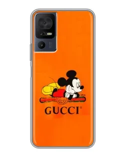 Чохол для TCL 40 SE з картинкою «Міккі Маус Gucci — помаранч»
