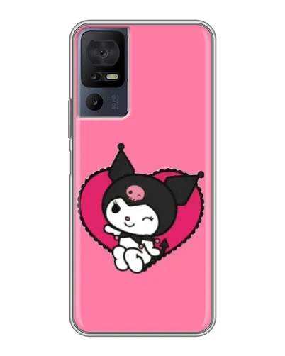 Чохол для TCL 40 SE з картинкою «Kuromi — любов у серці»
