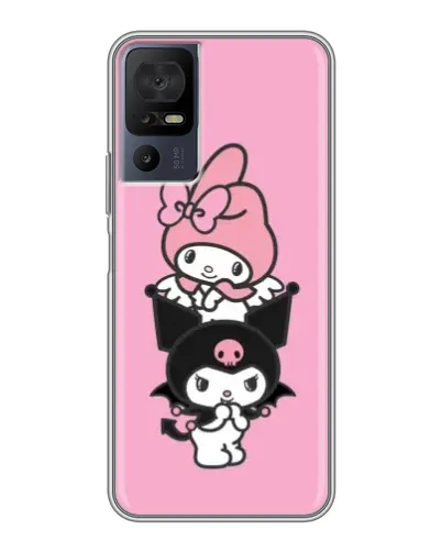 Чохол для TCL 40 SE з картинкою «Тріо My Melody та Kuromi»
