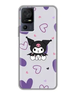 Чохол для TCL 40 SE з картинкою «Kuromi та лавандові серця»