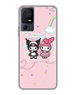 Чохол для TCL 40 SE з картинкою «My Melody та Kuromi»