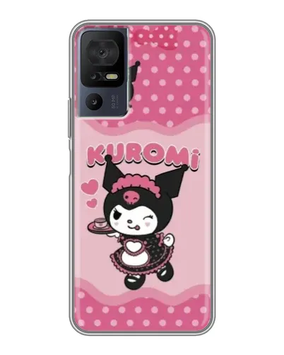 Чохол для TCL 40 SE з картинкою «Kuromi в окулярах»
