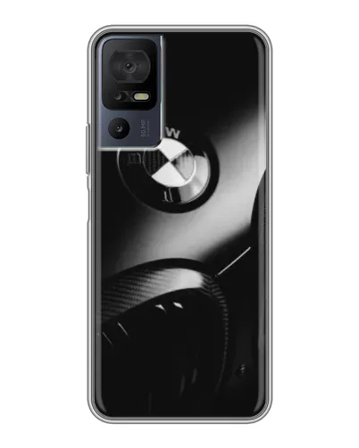 Чохол для TCL 40 SE з картинкою «Емблема BMW — макро»