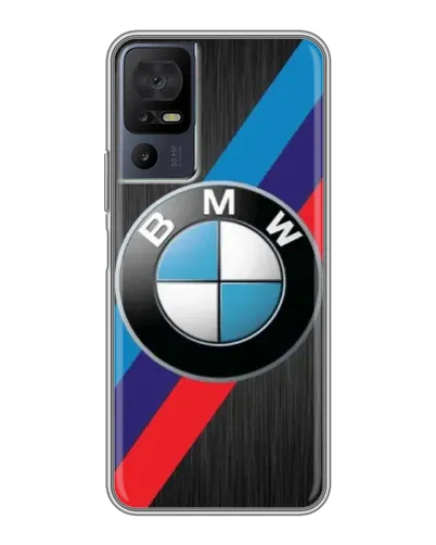 Чохол для TCL 40 SE з картинкою «BMW M-stripes стиль»