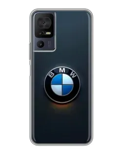 Чохол для TCL 40 SE з картинкою «Логотип BMW — мінімалізм»