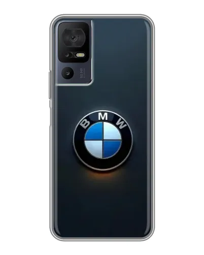 Чохол для TCL 40 SE з картинкою «Логотип BMW — мінімалізм»