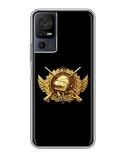 Чохол для TCL 40 SE з картинкою «PUBG — помаранчевий градієнт»